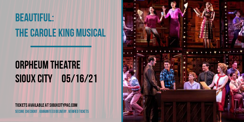 Beautiful: The Carole King Musical at Orpheum Theatre tickets Beautiful: The Carole King Musical at Orpheum Theatre
