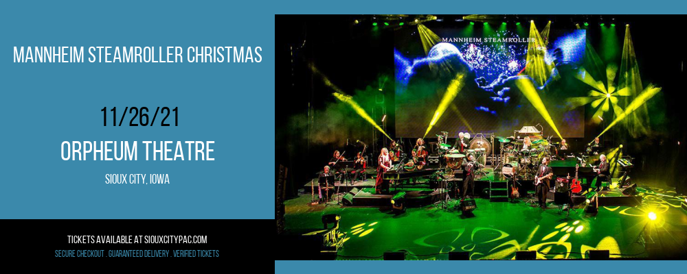 Mannheim Steamroller Christmas at Orpheum Theatre tickets Mannheim Steamroller Christmas at Orpheum Theatre