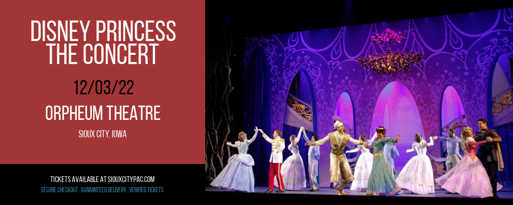 Disney Princess - The Concert at Orpheum Theatre tickets Disney Princess - The Concert at Orpheum Theatre
