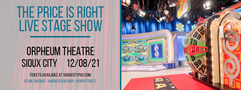 The Price Is Right - Live Stage Show at Orpheum Theatre tickets The Price Is Right - Live Stage Show at Orpheum Theatre