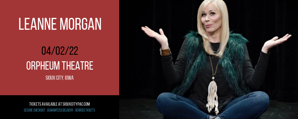 Leanne Morgan at Orpheum Theatre tickets Leanne Morgan at Orpheum Theatre