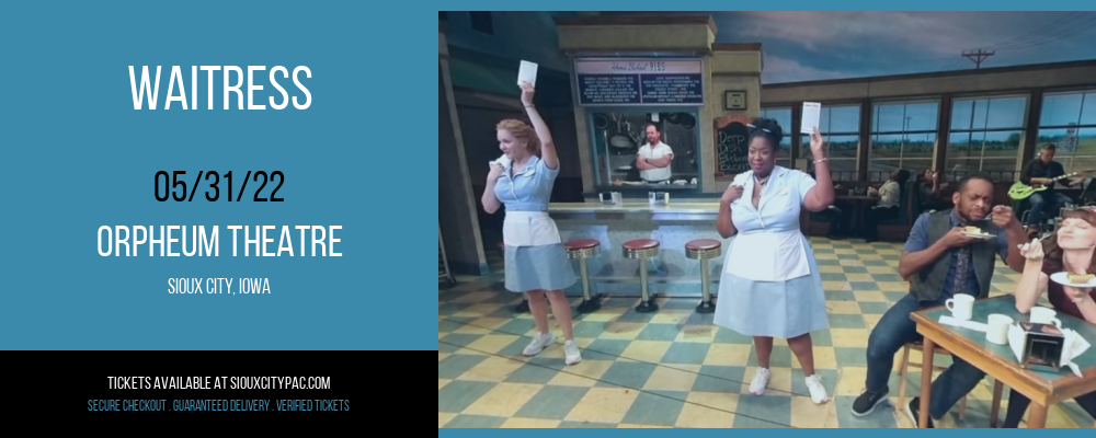 Waitress at Orpheum Theatre tickets Waitress at Orpheum Theatre