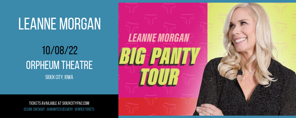 Leanne Morgan at Orpheum Theatre tickets Leanne Morgan at Orpheum Theatre