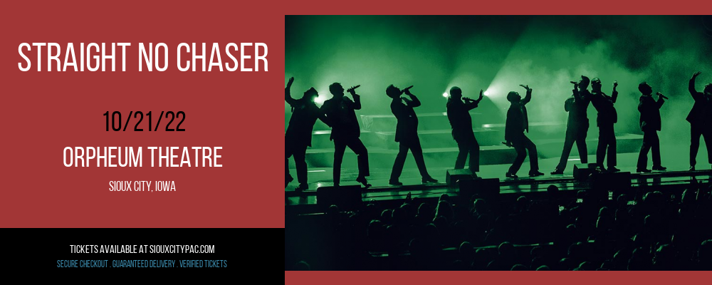Straight No Chaser at Orpheum Theatre tickets Straight No Chaser at Orpheum Theatre