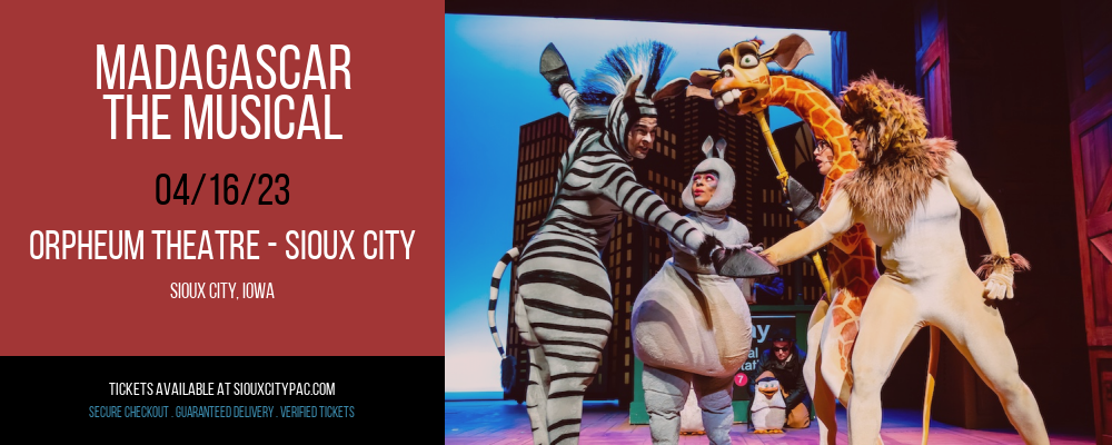 Madagascar - The Musical at Orpheum Theatre tickets Madagascar - The Musical at Orpheum Theatre