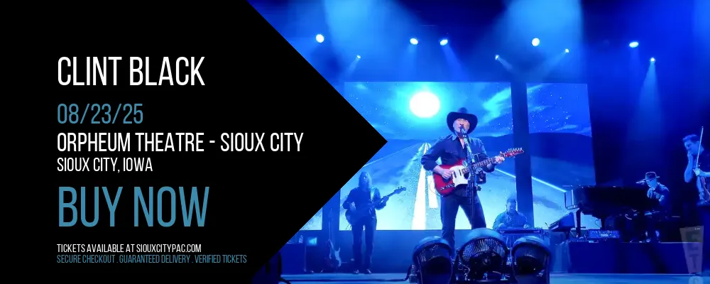 Clint Black at Orpheum Theatre