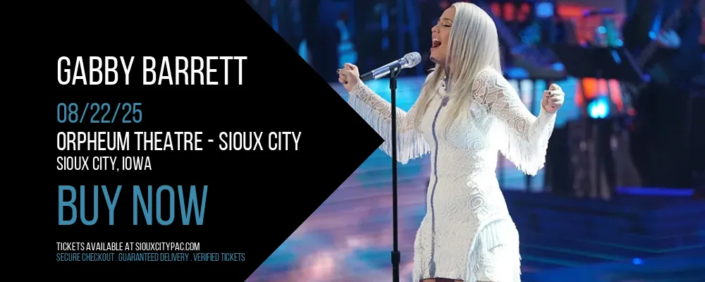 Gabby Barrett at Orpheum Theatre