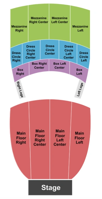 Orpheum Theatre Iowa Seating Chart